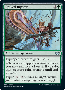 Spiked Ripsaw - Innistrad Crimson Vow Spoiler