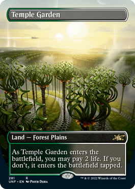 Temple Garden - Unfinity Spoiler