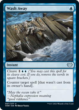 Wash Away - Innistrad Crimson Vow Spoiler