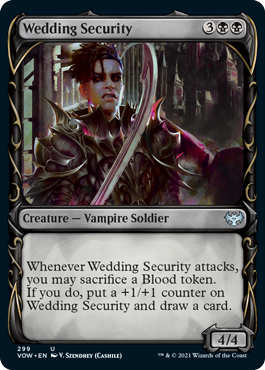 Wedding Security (Variant) - Innistrad Crimson Vow Spoiler