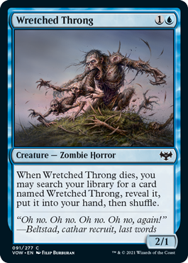 Wretched Throng - Innistrad Crimson Vow Spoiler