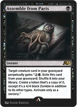 Assemble from Parts - Alchemy Innistrad Spoiler