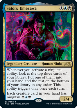 Satoru Umezawa - Kamigawa Neon Dynasty Spoiler