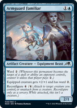 Armguard Familiar - Kamigawa Neon Dynasty Spoiler