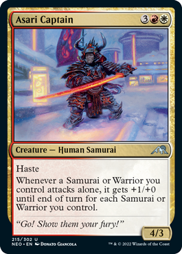 Asari Captain - Kamigawa Neon Dynasty Spoiler