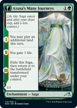 Azusa's Many Journeys - Kamigawa Neon Dynasty Spoiler