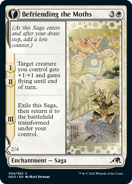 Befriending the Moths - Kamigawa Neon Dynasty Spoiler