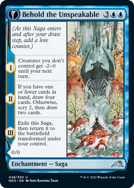 Behold the Unspeakable - Kamigawa Neon Dynasty Spoiler