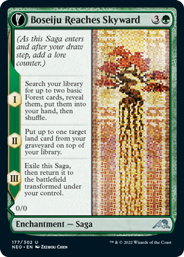 Boseiju Reaches Skyward - Kamigawa Neon Dynasty Spoiler