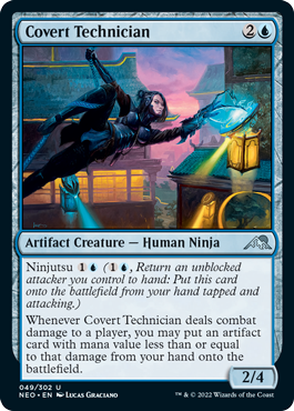 Covert Technician - Kamigawa Neon Dynasty Spoiler