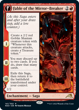 Fable of the Mirror-Breaker - Kamigawa Neon Dynasty Spoiler