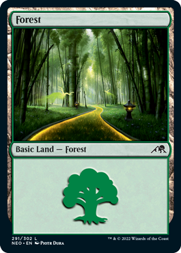 Forest 1 - Kamigawa Neon Dynasty Spoiler