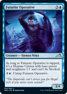 Futurist Operative - Kamigawa Neon Dynasty Spoiler