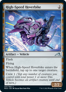 High-Speed Hoverbike - Kamigawa Neon Dynasty Spoiler