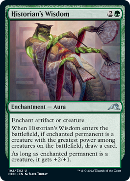 Historian's Wisdom - Kamigawa Neon Dynasty Spoiler