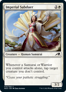 Imperial Subduer - Kamigawa Neon Dynasty Spoiler