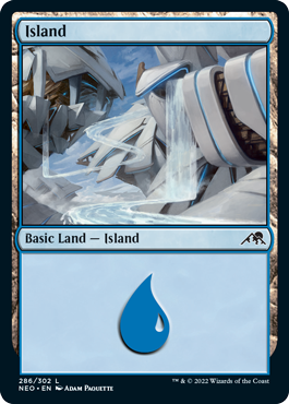 Island 3 - Kamigawa Neon Dynasty Spoiler