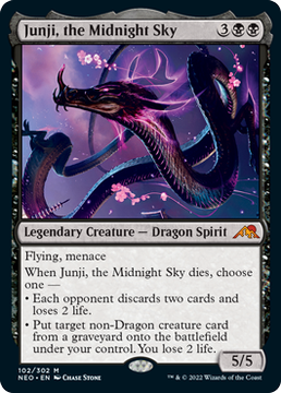 Junji, the Midnight Sky - Kamigawa Neon Dynasty Spoiler