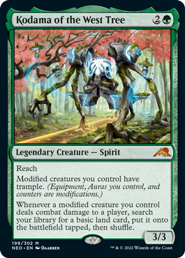 Kodama of the West Tree - Kamigawa Neon Dynasty Spoiler