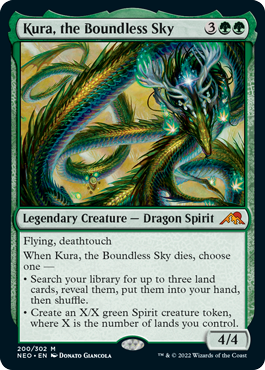 Kura, the Boundless Sky - Kamigawa Neon Dynasty Spoiler