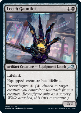 Leech Gauntlet - Kamigawa Neon Dynasty Spoiler