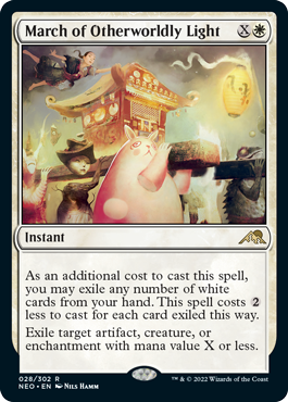 March of Otherworldly Light - Kamigawa Neon Dynasty Spoiler