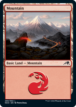 Mountain 1 - Kamigawa Neon Dynasty Spoiler