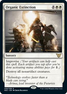 Organic Extinction - Kamigawa Neon Dynasty Commander Spoiler