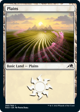 Plains 1 - Kamigawa Neon Dynasty Spoiler