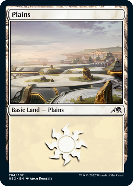 Plains 3 - Kamigawa Neon Dynasty Spoiler