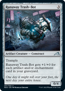 Runaway Trash-Bot - Kamigawa Neon Dynasty Spoiler