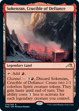 Sokenzan, Crucible of Defiance - Kamigawa Neon Dynasty Spoiler