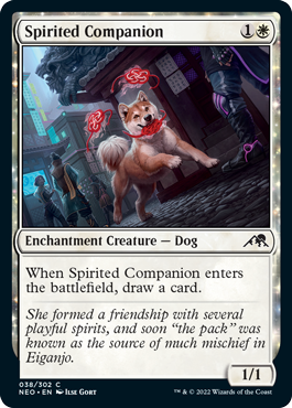 Spirited Companion - Kamigawa Neon Dynasty Spoiler