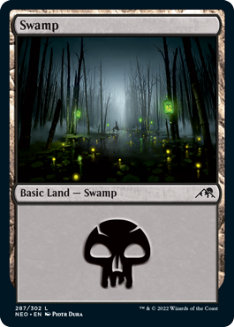 Swamp 1 - Kamigawa Neon Dynasty Spoiler