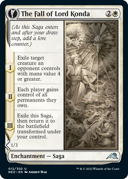 The Fall of Lord Konda - Kamigawa Neon Dynasty Spoiler