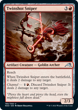 Twinshot Sniper - Kamigawa Neon Dynasty Spoiler