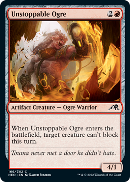 Unstoppable Ogre (Variant) - Kamigawa Neon Dynasty Spoiler