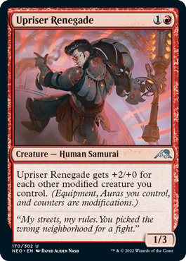 Upriser Renegade - Kamigawa Neon Dynasty Spoiler