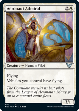 Aeronaut Admiral - Kamigawa Neon Dynasty Commander Spoiler