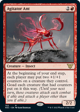 Agitator Ant - Kamigawa Neon Dynasty Commander Spoiler