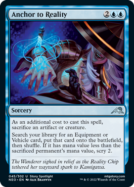 Anchor to Reality - Kamigawa Neon Dynasty Spoiler