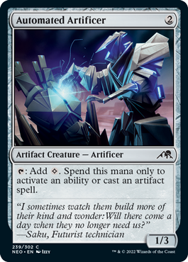 Automated Artificer - Kamigawa Neon Dynasty Spoiler