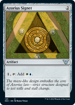 Azorius Signet - Kamigawa Neon Dynasty Commander Spoiler