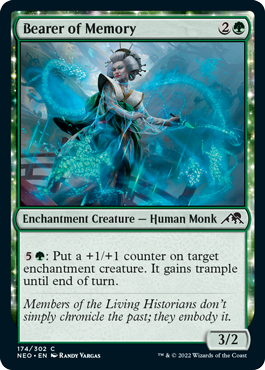 Bearer of Memory - Kamigawa Neon Dynasty Spoiler