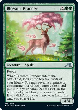 Blossom Prancer - Kamigawa Neon Dynasty Spoiler