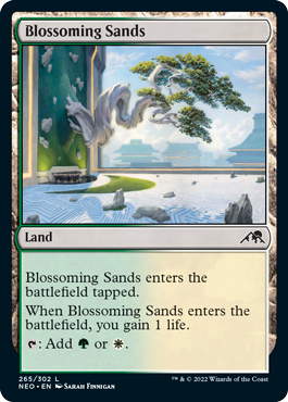 Blossoming Sands - Kamigawa Neon Dynasty Spoiler