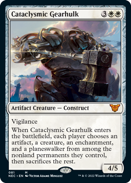 Cataclysmic Gearhulk - Kamigawa Neon Dynasty Commander Spoiler