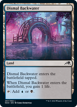 Dismal Backwater - Kamigawa Neon Dynasty Spoiler