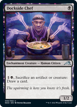 Dockside Chef - Kamigawa Neon Dynasty Spoiler