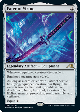 Eater of Virtue - Kamigawa Neon Dynasty Spoiler